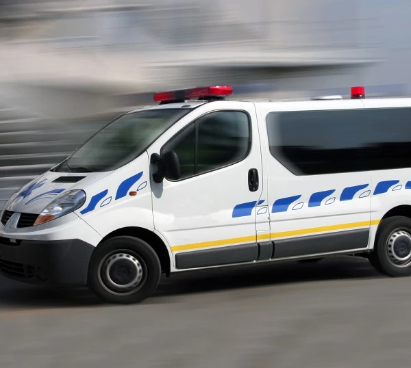 Ambulances à Floing