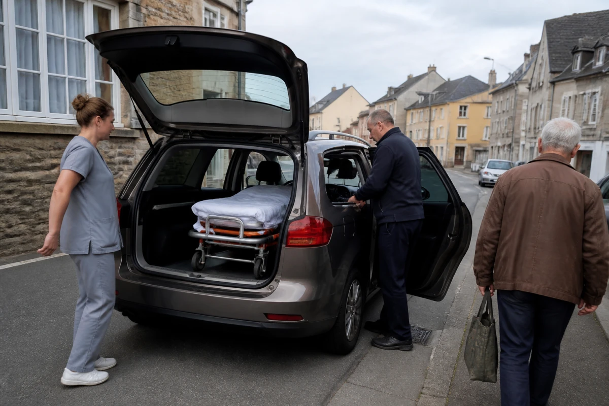 Taxi médical prise en charge mutuelle Floing